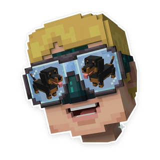 Die-cut game avatar sticker